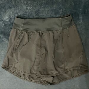 Olive Green Women's Athletic Shorts